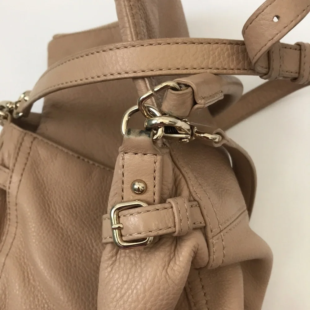 KATE SPADE Cobble Stone Little Minka Cream Shoulder Bag